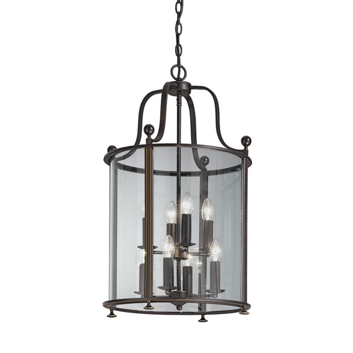 Pasillo 8 light Lantern Antique Bronze Finish