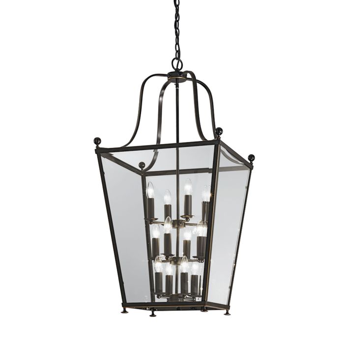 Atrio 12 light Lantern Antique Bronze Finish