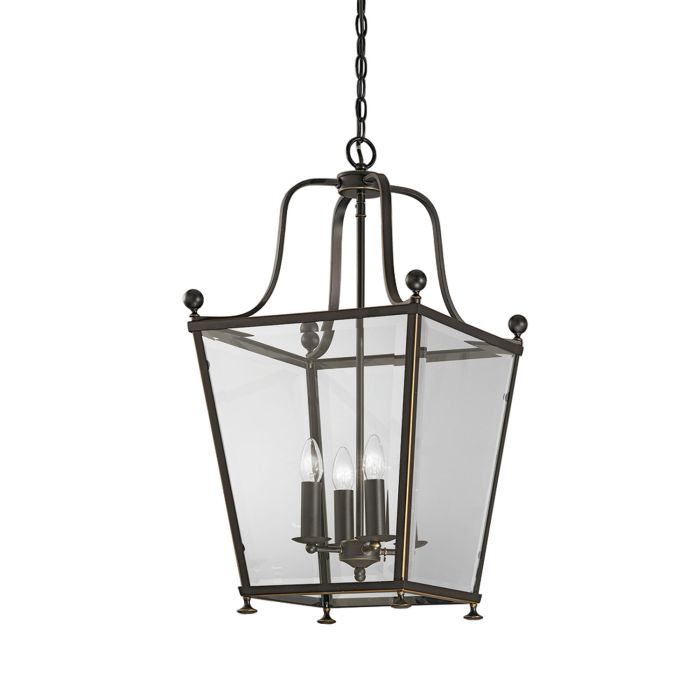 Atrio 4 light Lantern Antique Bronze Finish