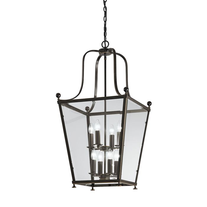 Atrio 8 light Lantern Antique Bronze Finish