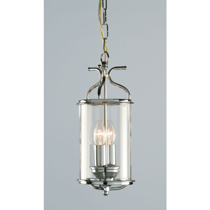 Cylinder and Bevelled Glass Pendant
