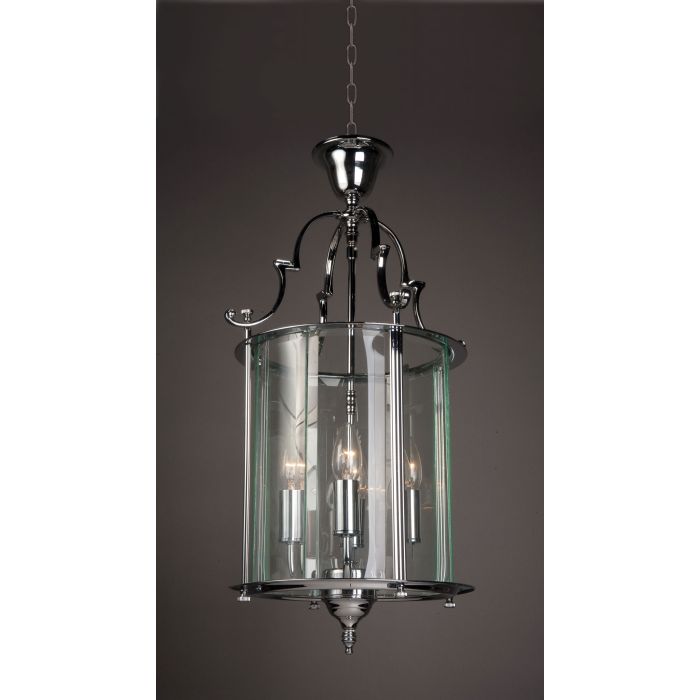 Lantern Polished Brass 4 Lt Pendant