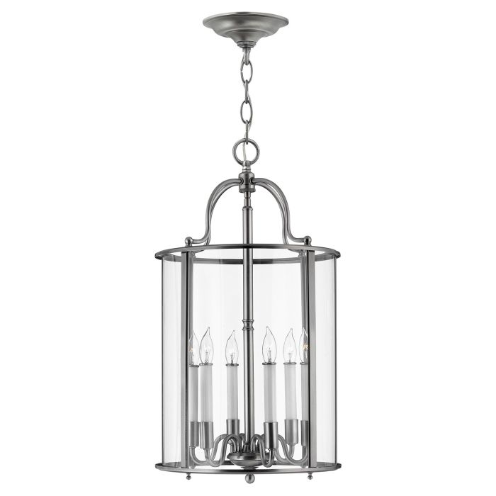 Gentry 6 Light Large Pendant - Pewter