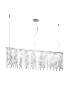 001 Pendant Lamp PRISMA, 120 Chrome, PURE KOLARZ clear