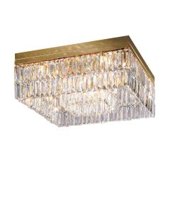 Ceiling Lamp PRISMA, 55 24-carat gold, Spectra