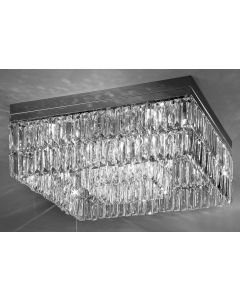 Ceiling Lamp PRISMA, 55 Chrome, Spectra