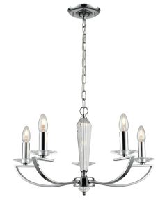 Artemis 5 Light Fitting Chrome Finish