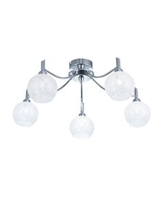 Chrysalis 5 light Fitting Chrome Finish