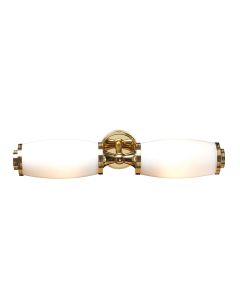 Eliot 2 Light Wall Light - Polished Brass