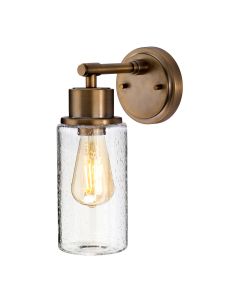 Morvah 1 Light Wall Light - Brushed Brass