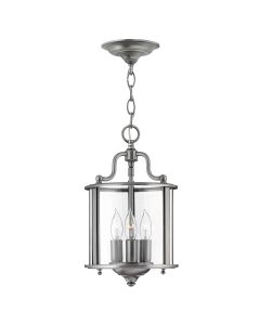 Gentry 3 Light Small Pendant - Pewter