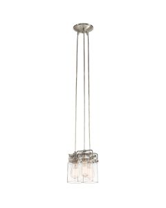 Brinley 3 Light Pendant - Brushed Nickel