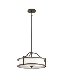 Emory 3 Light Pendant/Semi Flush - Olde Bronze