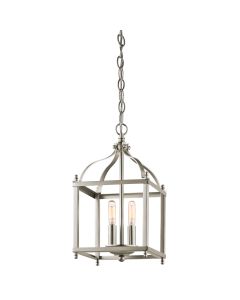 Larkin 2 Light Small Pendant - Brushed Nickel
