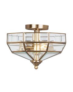 Old Park 2 Light Wall Lantern - Aged Bronze