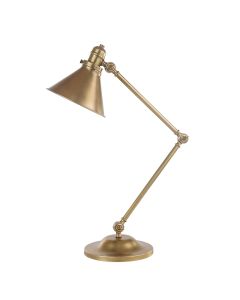 Provence 1 Light Table Lamp - Aged Brass