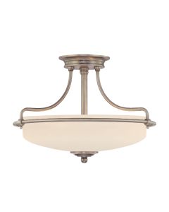 Griffin 3 Light Semi-Flush Light - Polished Chrome